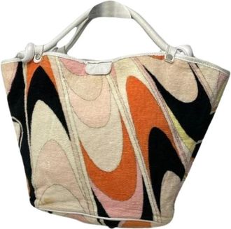 Emilio Pucci Pre-owned Tote Bags, female, Multicolor, Size: ONE SIZE Pre-owned Tote Bag