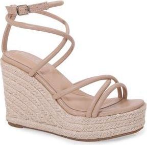 Berness Rhea Espadrille Wedge Sandal in Beige at Nordstrom Rack, Size 10