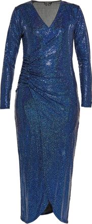 Faina Jurk Dames blauw