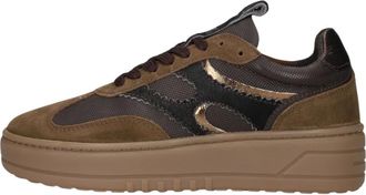 Notre-V Anemone-63 Lage Sneaker - Dames - Schoenen - Bruin - Maat: 39 EU Su&egrave;de