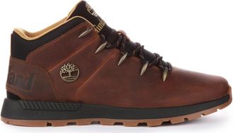 Timberland Sprint Trekker Mid Low Wandelschoenen - Heren - Veterlaarzen - Bruin - 42 EU - Leer - Schoenen