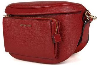 Michael Kors Womens Sling Pack Cherry 89.coated Canvas Bags Polyester Shoulder-bags