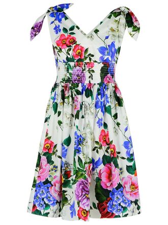 Dolce & Gabbana Multicolor -Baumwollkleid