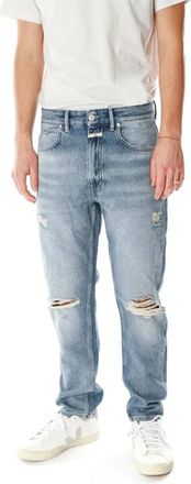 Closed Slim-fit Jeans - Heren - Slim Fit Jeans - Blauw - W31 L30 - Leer - Jeans