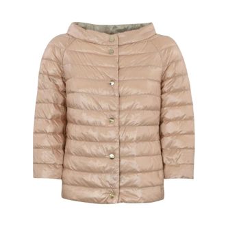 Herno Dames, Jassen, Beige, Maat: S Nylon