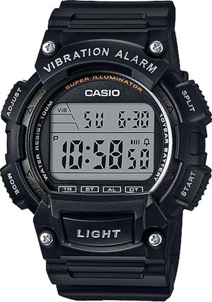 Casio Mens Shock-Resistant Digital Sport Watch with Black Band - W-736H-1AVCF