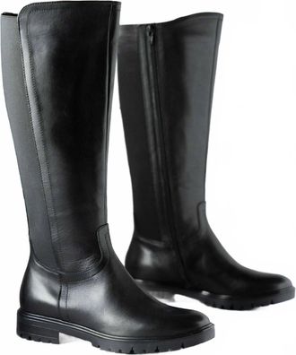 Eric Michael Womens Riley Leather Boots In Black