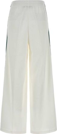 Gucci Womens Jersey Joggers White Polyester Cotton