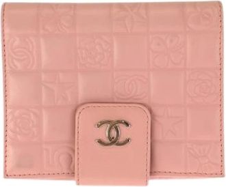Chanel Pre-owned Wallets, female, Pink, Size: ONE SIZE Pre-owned Vintage Bi-fold Wallet