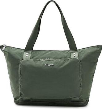 Baggallini Carryall Expandable Packable Tote Shoulder Handbags Thyme, Nylon/Polyester