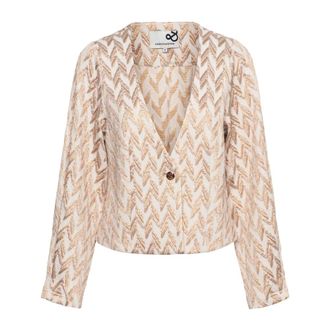 &Co Woman Dames, Jassen, Beige, Maat: 3XL Katoen