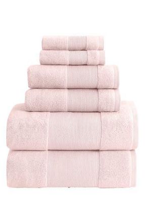 Modern Threads Air Cloud 6-Piece Towel Set in Blush at Nordstrom Rack