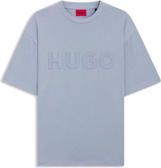 HUGO BOSS Reflective-logo T-shirt in cotton jersey