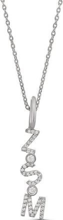 SHYMI Stacked Initals Pendant Necklace in Silver at Nordstrom