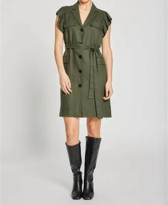 Bruuns Bazaar Oxalis Gala Dress In Deep Depths