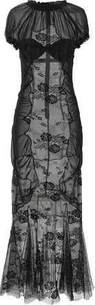 The Attico Lace Tulle Dress