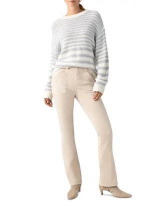Sanctuary Velveteen Hayden Bootcut Pant In Cream