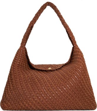 Dune London Womens Accessories Deliberate Xl - Extra Large Woven Shoulder Bag - Tan - One Size