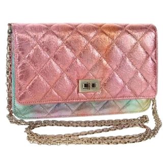 Chanel Pre-owned Vintage Cross Body Bag - Dames - Pre-owned - Veelkleurig - Maat: ONE Size Leer