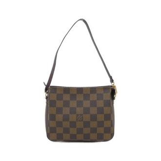 Louis Vuitton Pre-owned Damier Makeup Pouch - Dames - Pre-owned - Bruin - Maat: ONE Size