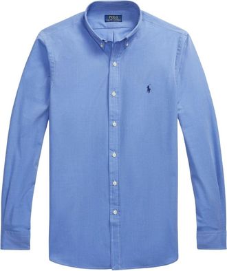 Ralph Lauren Casual Overhemd - Heren - Casual Overhemden - Blauw - XL - Katoen - Overhemden