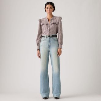 Levi's Ribcage Wide Leg Jeans - Womens - 23X30 - Blue