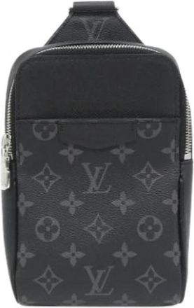 Louis Vuitton Pre-owned Taigarama Schoudertas - Dames - Vintage Schoudertas - Zwart - ONE Size - Leer - Vintage
