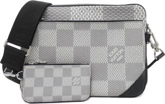 Louis Vuitton Coated Canvas Pouch Shoulder Bag (Pre-Owned)