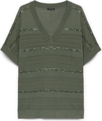 Fiorella Rubino Mujer, Jerseys, Verde, Talla: L