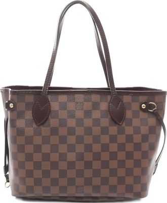 Louis Vuitton Damier Ebene Neverfull PM handtas - Bruin