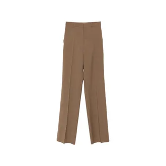 Max Mara Stripe-pattern Straight-leg Trousers