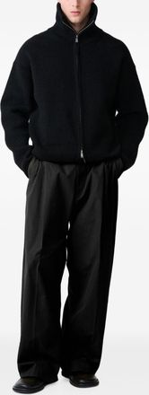 STUDIO NICHOLSON Mens Trousers Shires Black Cotton