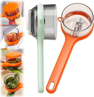 OEM 2025 Nuevo Cuchillo Pelador Acero Inoxidable Doble Filo Caja Almacenamiento, Pelador Multifuncional Frutas, 2 Piezas