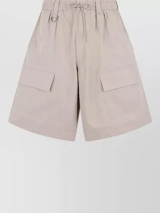 Yohji Yamamoto cotton relaxed-fit cargo shorts