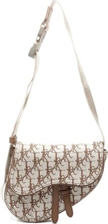 Dior x Travis Scott 2021 Oblique saddle cross body bag - Beige