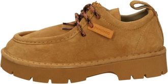 Panchic Schoenen met veters - Dames - Veterschoenen - Bruin - 40 EU - Su&egrave;de - Schoenen