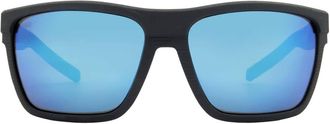 Costa Pargo Blue Mirror Polarized Glass Rectangular Mens Sunglasses 6S9086 908601 61