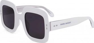 Isabel Marant Isabel Marant Womens IM0074-G-S-SZJ-49 IM0074 49 G S SZJ Sunglasses - Antique White - One Size