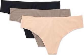 Commando 3PK CT16 BLK TNU TFL Womens Underwear Pack : XL (14-16), Cotton/Elastane/Modal