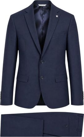 Manuel Ritz Single Breasted Suits - Heren - Business pakken - Blauw - M - Kostuums
