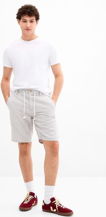 Projek Raw Mens Houndstooth-like knit Bermuda Shorts