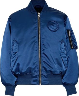 &Eacute;tudes Studio Jassen, Heren, Blauw, S, Nylon, Stijlvolle Bomberjack