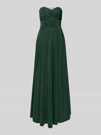 Mascara Abendkleid mit Herz-Ausschnitt in Dunkelgruen, Gr&ouml;&szlig;e 34
