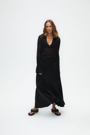 Nocturne Asymmetrical Long Skirt