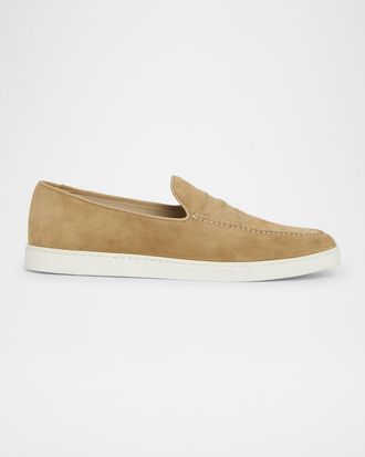 Churchs Mens Peebles Suede Penny Loafers