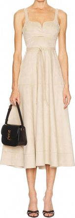 Alexis Kendra Midi Dress In Dune