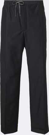 Maison Margiela Pantalones rectos en mezcla de algod&oacute;n