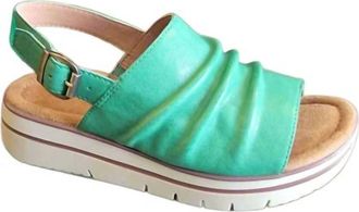 Salvia Womens Alice Sandals In Green