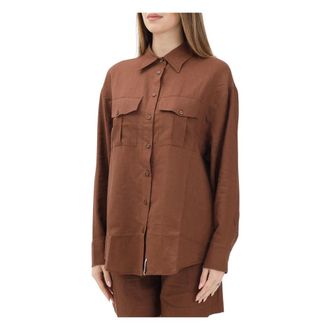Hinnominate Mujer, Blusas y Camisas, Marr&oacute;n, Talla: L