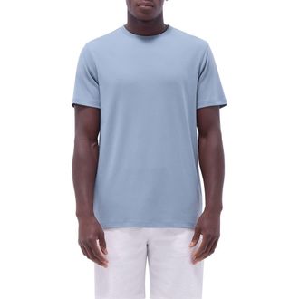Bugatchi Hank Solid Pima Cotton T-Shirt in Shark at Nordstrom, Size Xxx-Large